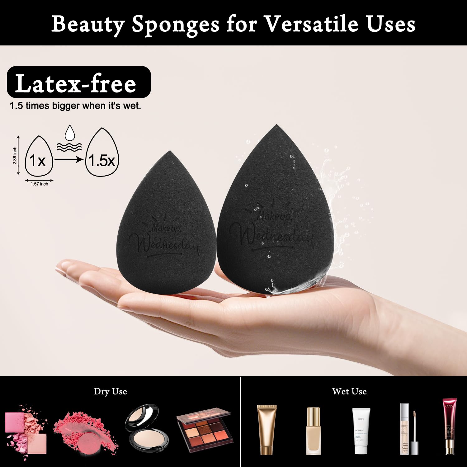 Real Perfection Éponge polyvalente pour BB crème et fond de teint