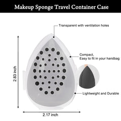 Real Perfection Éponge utilisable humide ou sèche pour fond de teint et poudre