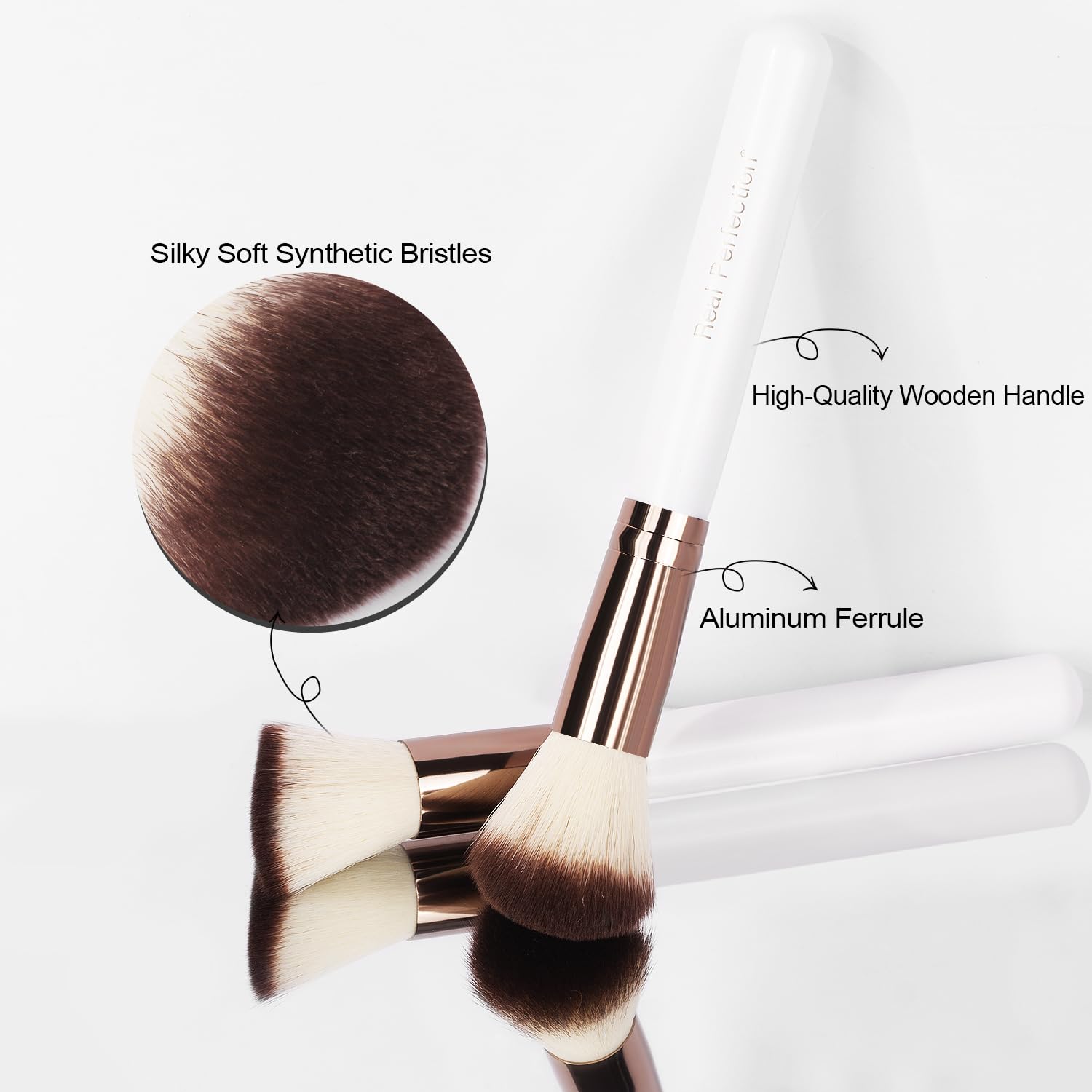 Real Perfection pinceau blush, couleur diffusée pour un effet naturel