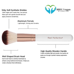 Real Perfection pinceau ombres à paupières, fusion douce et pigmentation maîtrisée