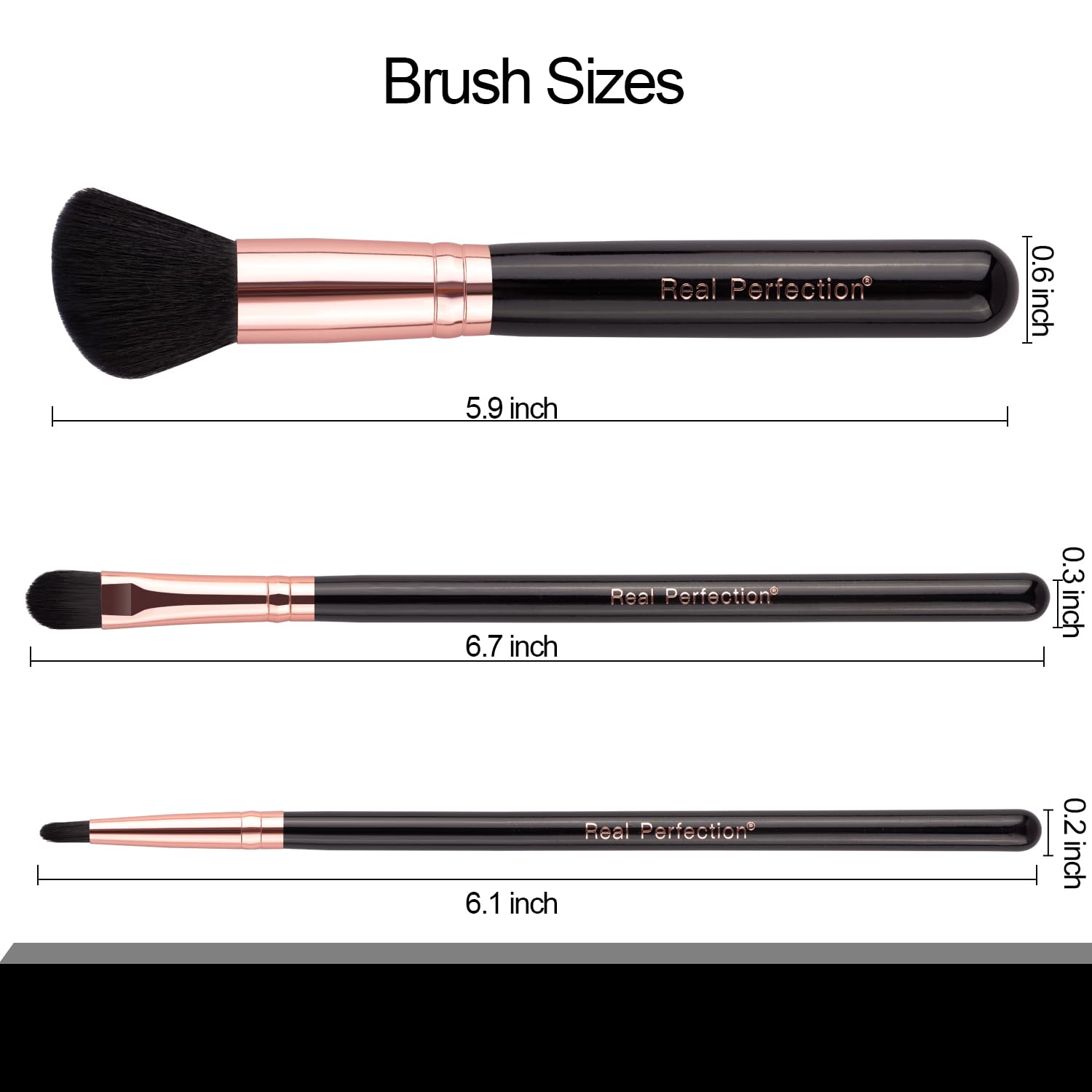 Real Perfection - pinceaux ombre a paupieres: nuances faciles et nettes