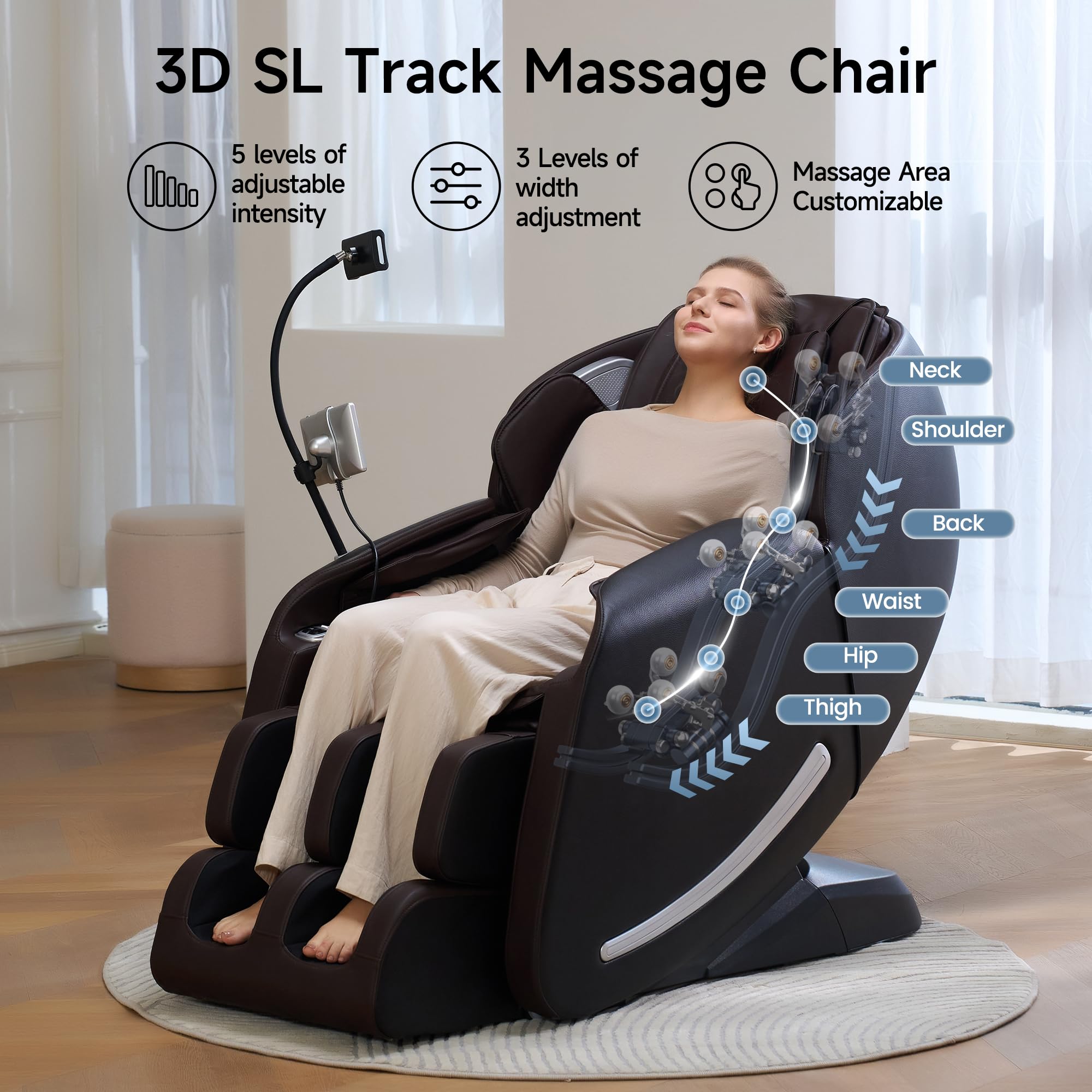 Real Relax Favor-06: gravité zéro pour une posture détendue et ergonomique.