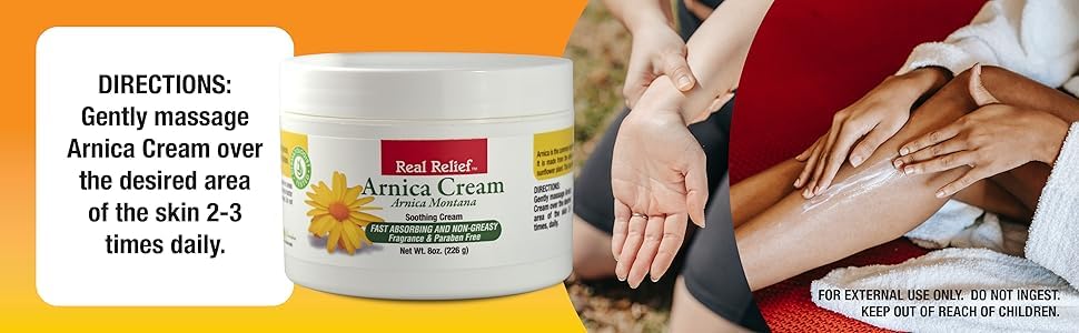 Real Relief Crème Arnica, fabriqué au Canada, contrôle qualité.