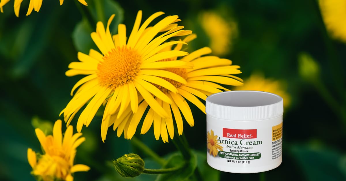 Real Relief Crème Arnica, après activité, soin ciblé et rapide.