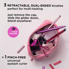 Real Techniques brosse-sourcils-spoolie démêle et modèle les sourcils facilement.