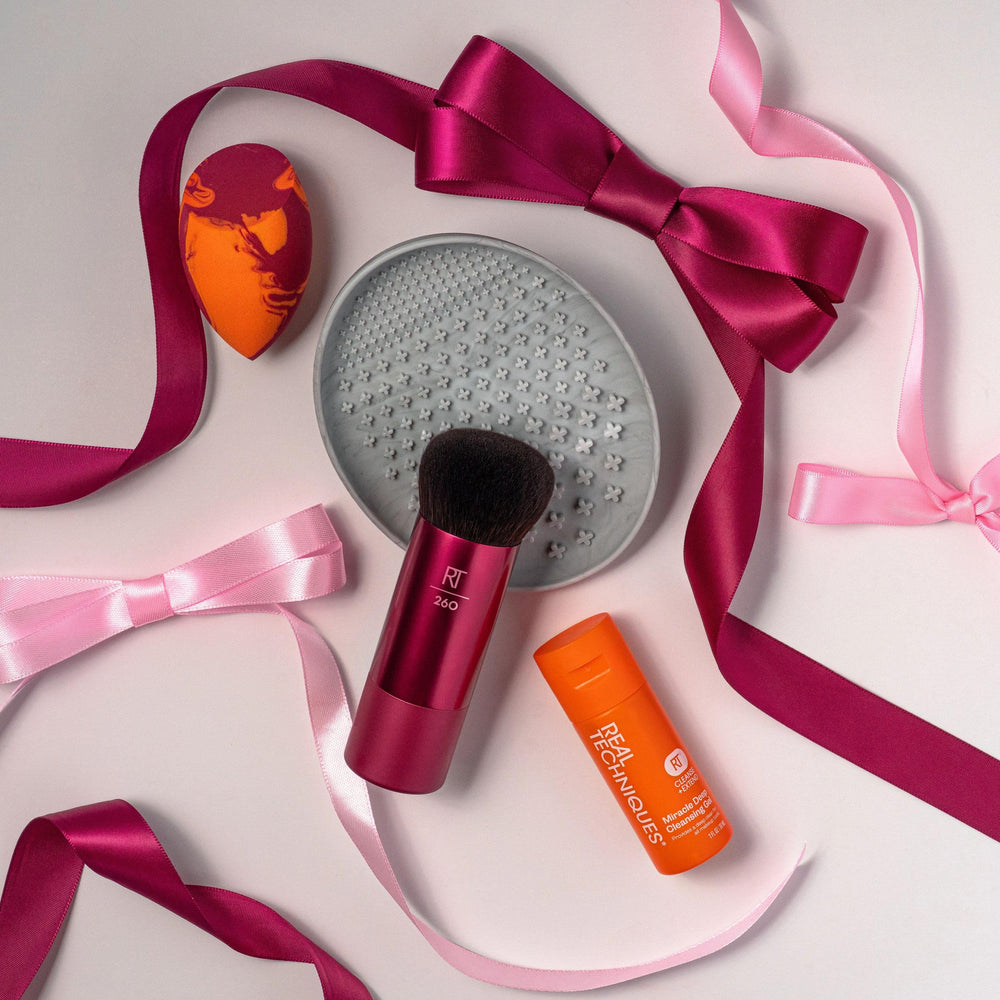 Coffret cadeau édition limitée Real Techniques pour offrir un look festif