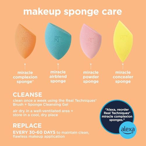 Real Techniques Miracle Complexion conseil d application en trois étapes pour un rendu homogène