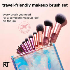 Real Techniques Travel Fantasy Mini Kit – pinceau sculptant moyen mini pour définir les traits.