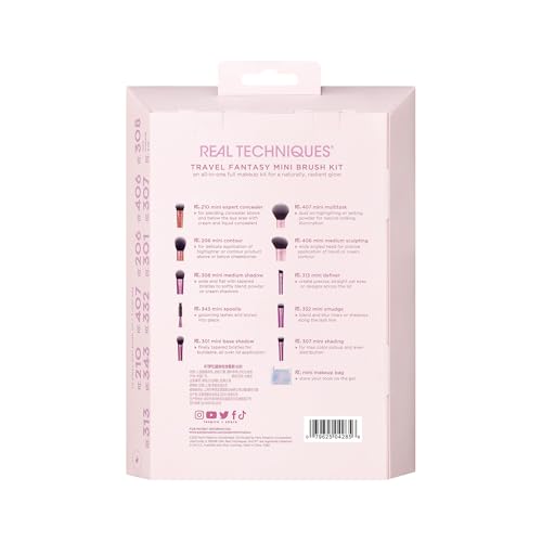 Real Techniques Travel Fantasy Mini Kit – pinceau shading mini pour appliquer les teintes avec précision.