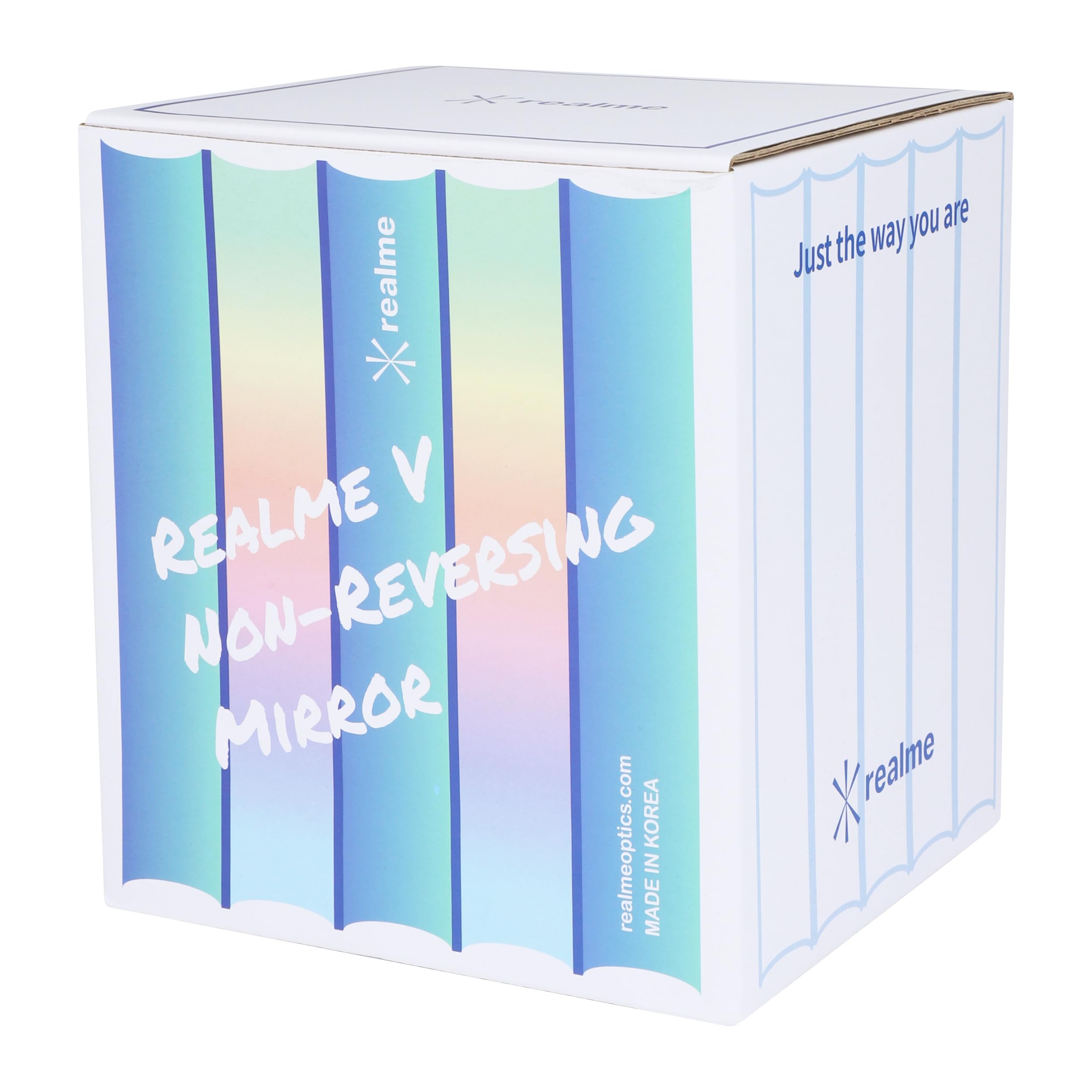 Realme V0 - miroir non inverse etui-design-mince: design élégant et compact.