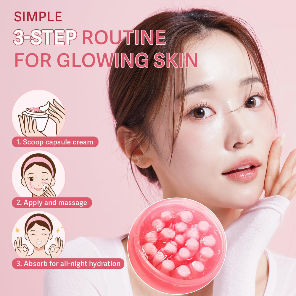 Realori crème avec Niacinamide et capsules dorées, cible les teints ternes et textures irrégulières