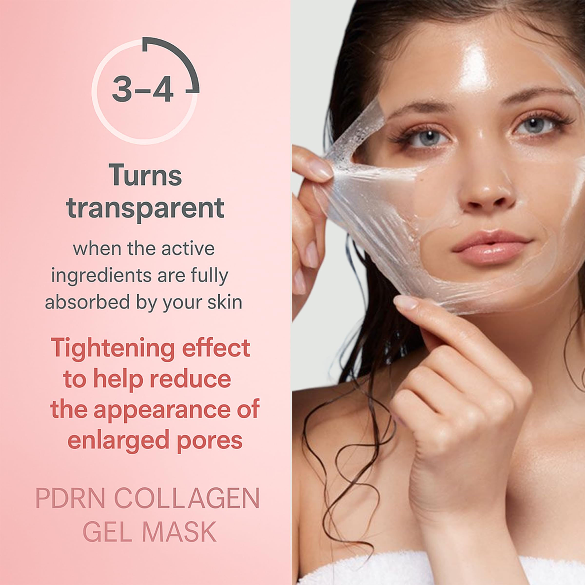 Realori Éclat – masque visage hydrogel rose pour teint lumineux