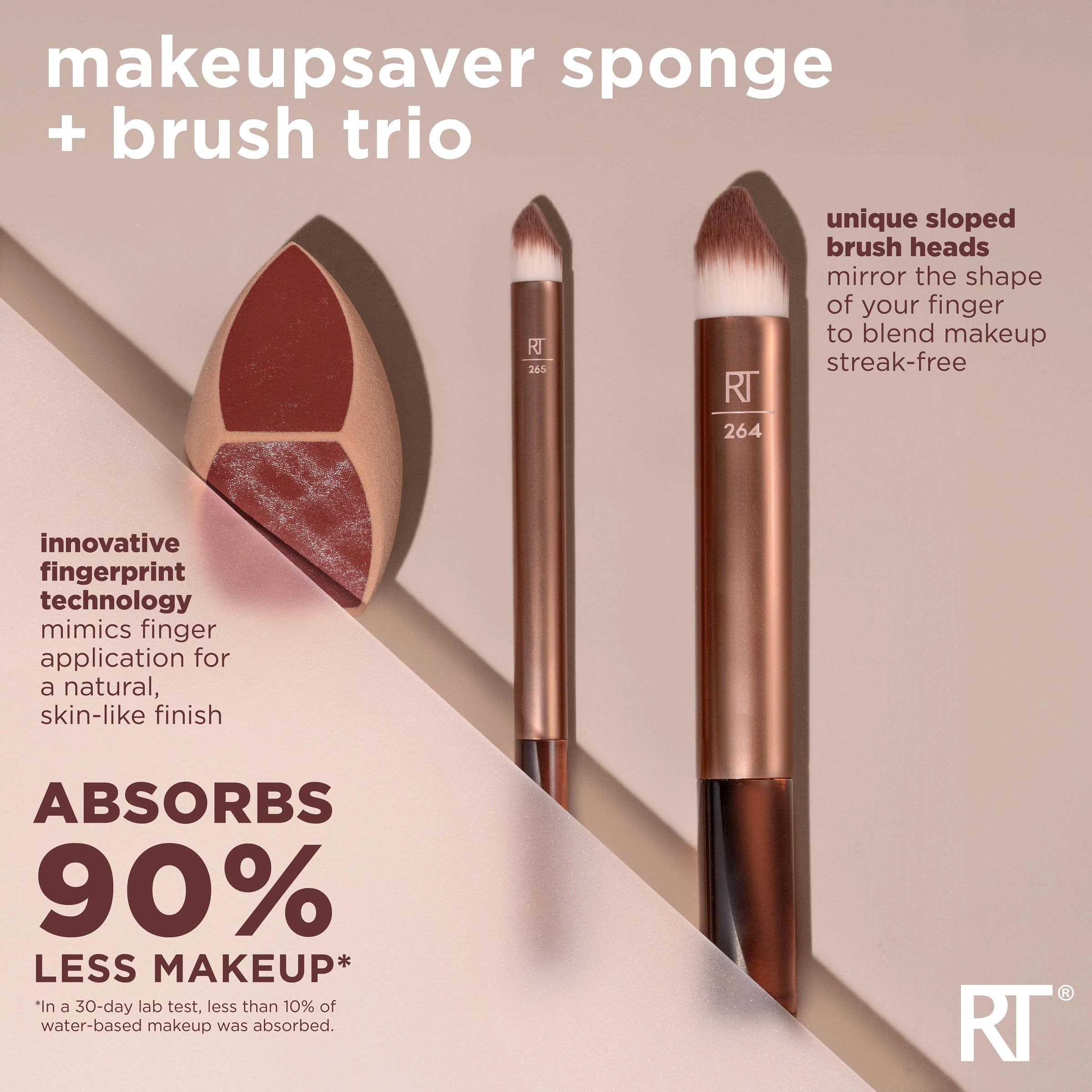 Real Techniques Makeupsaver: pinceau base pour une couvrance maîtrisée sans effort.