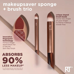 Real Techniques Makeupsaver: pinceau base pour une couvrance maîtrisée sans effort.