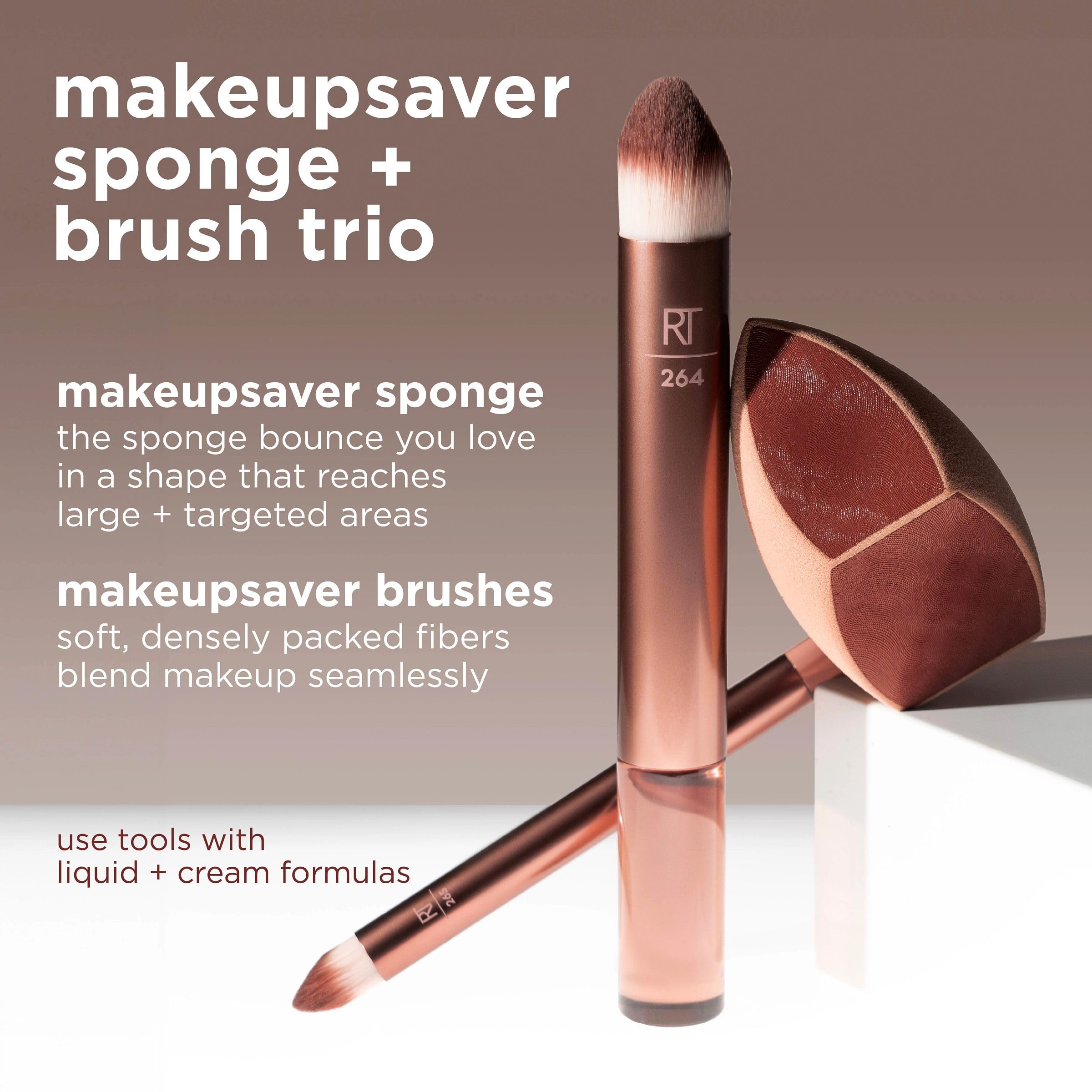 Real Techniques Makeupsaver: pinceau correcteur pour correction ciblée et naturelle.