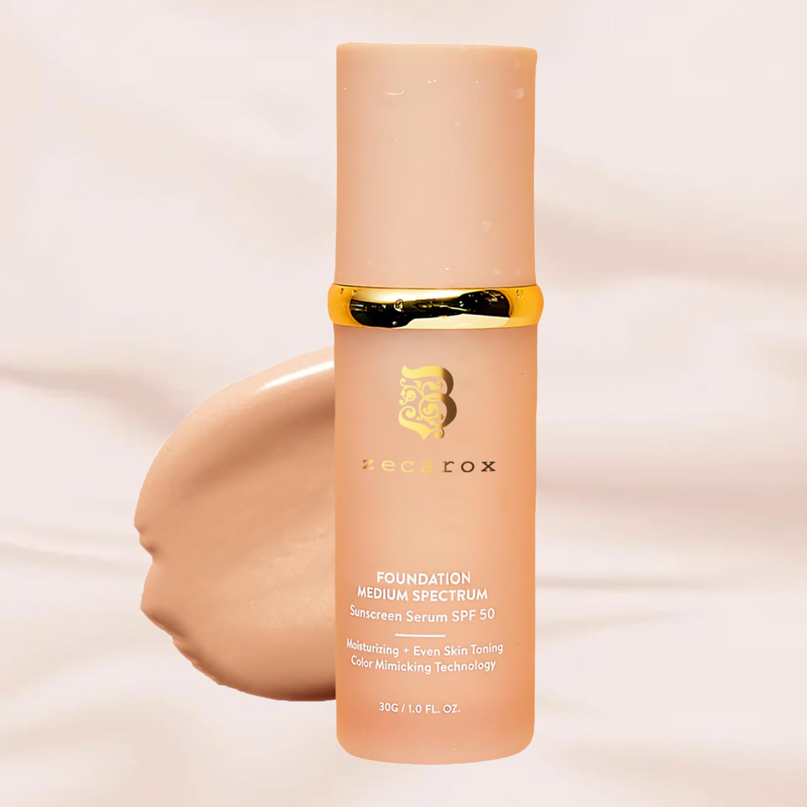 REATIFUL Foundation 4 en 1 — bouteille compacte prête pour une application rapide.