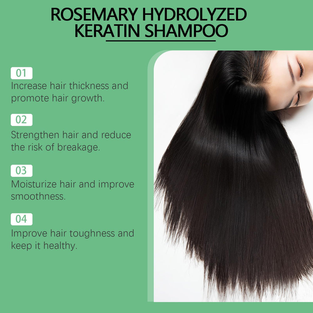 REATIFUL Shampooing Romarin Huile et Feuilles - cuir chevelu, améliore la circulation et l’apport nutritif.