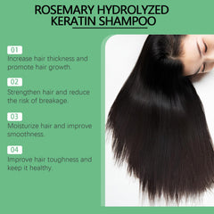 REATIFUL Shampooing Romarin Huile et Feuilles - cuir chevelu, améliore la circulation et l’apport nutritif.