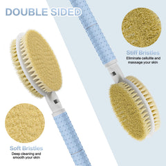 Brosse Rebex dos double-face pour un nettoyage et exfoliation en profondeur.