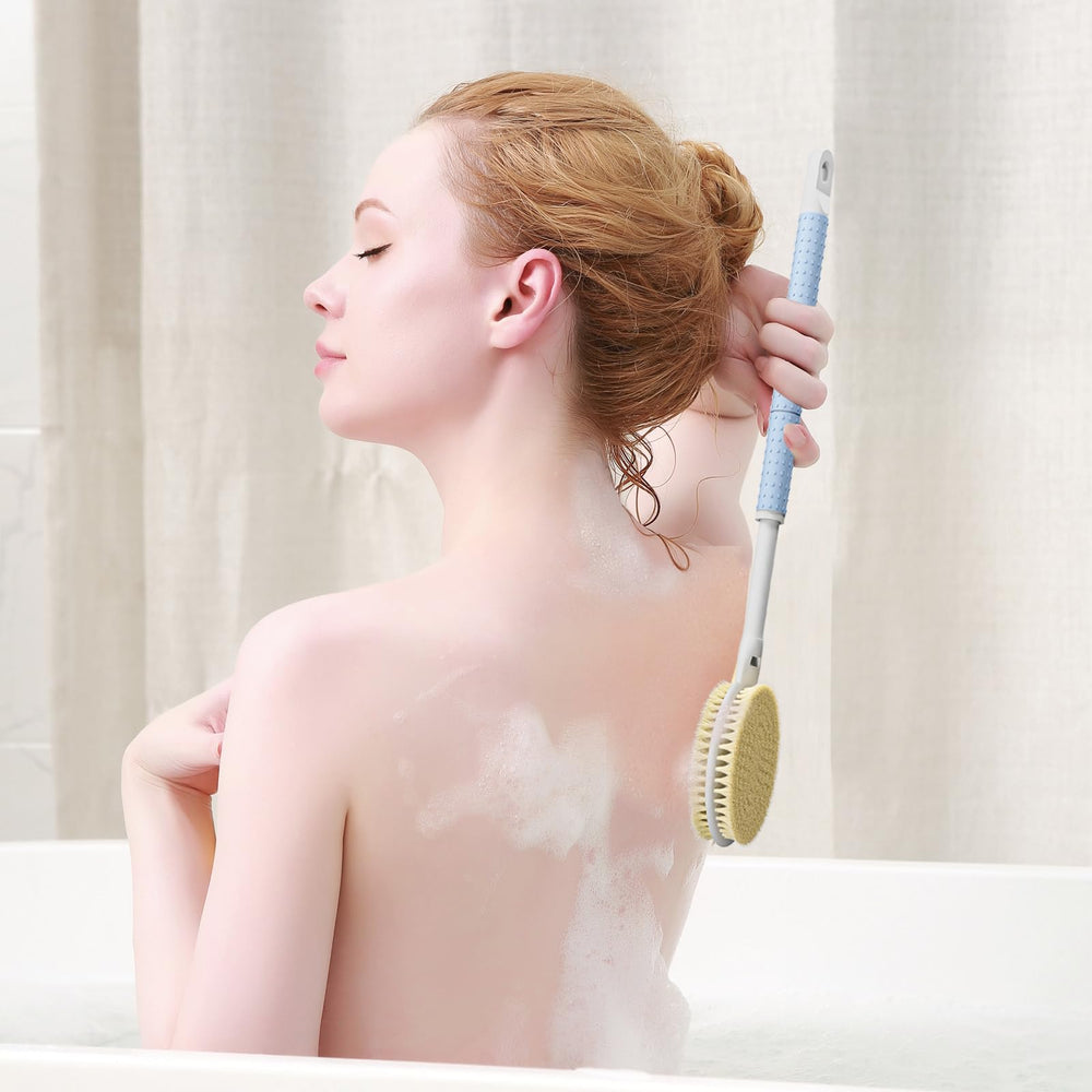Brosse Rebex avec poils durs pour un gommage efficace et exfolier la peau.