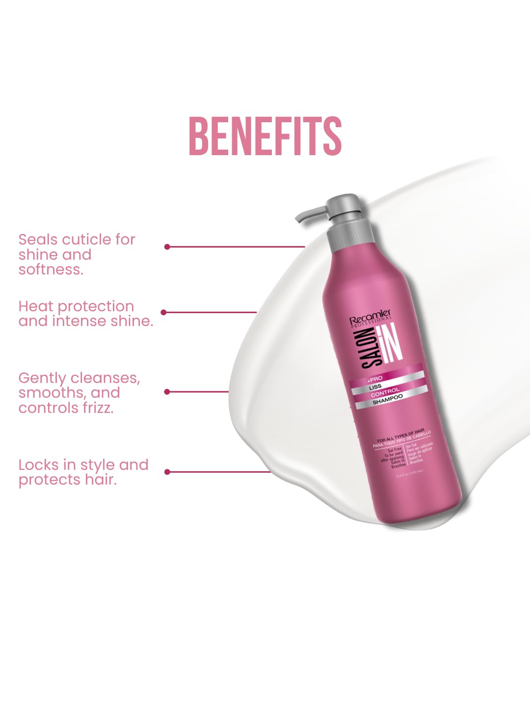 RECAMIER Liss Control : texture crèmeuse pour une application douce.