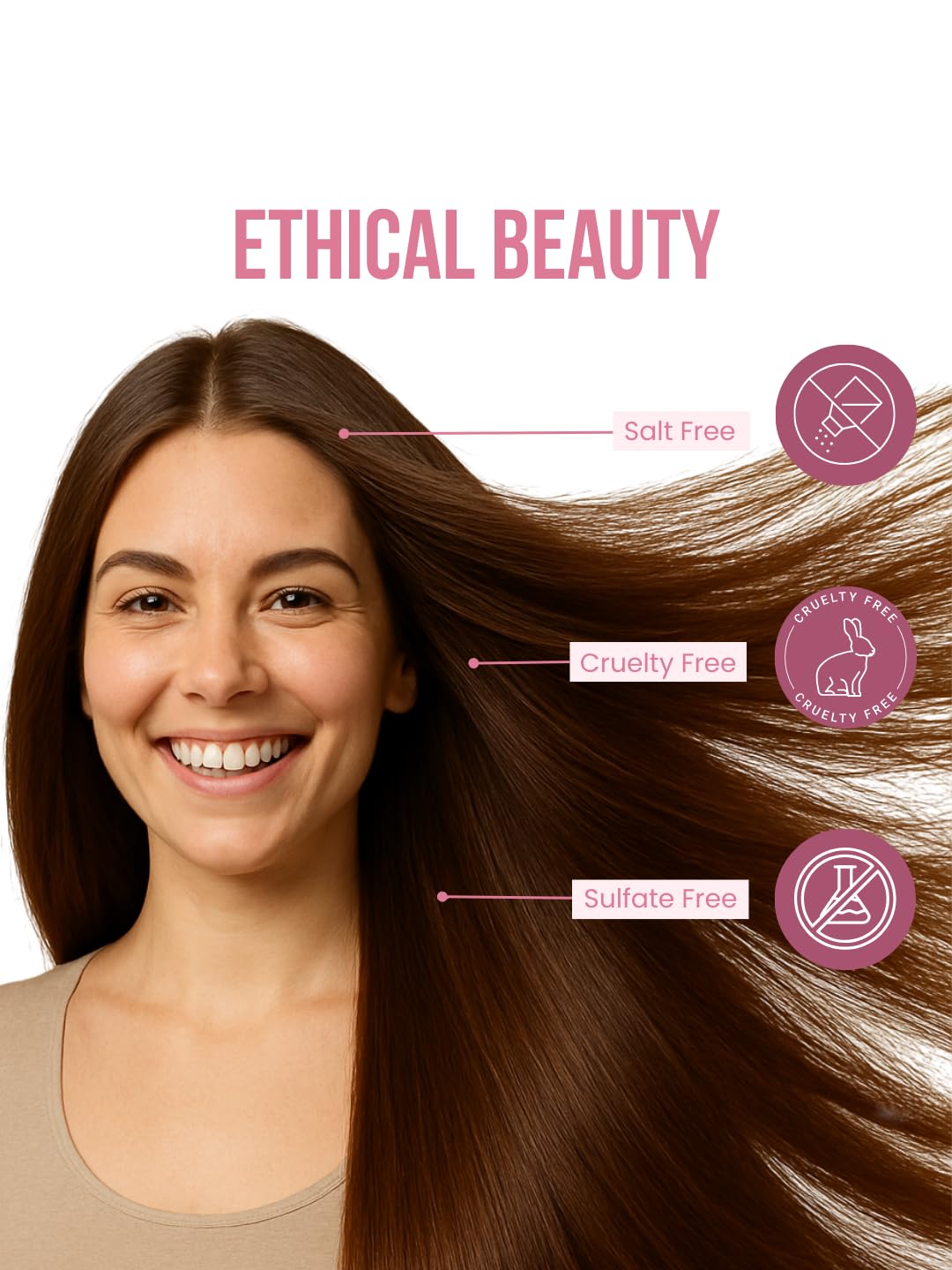 Salon In: formule sans sel et sans résidu pour cuir chevelu sain.
