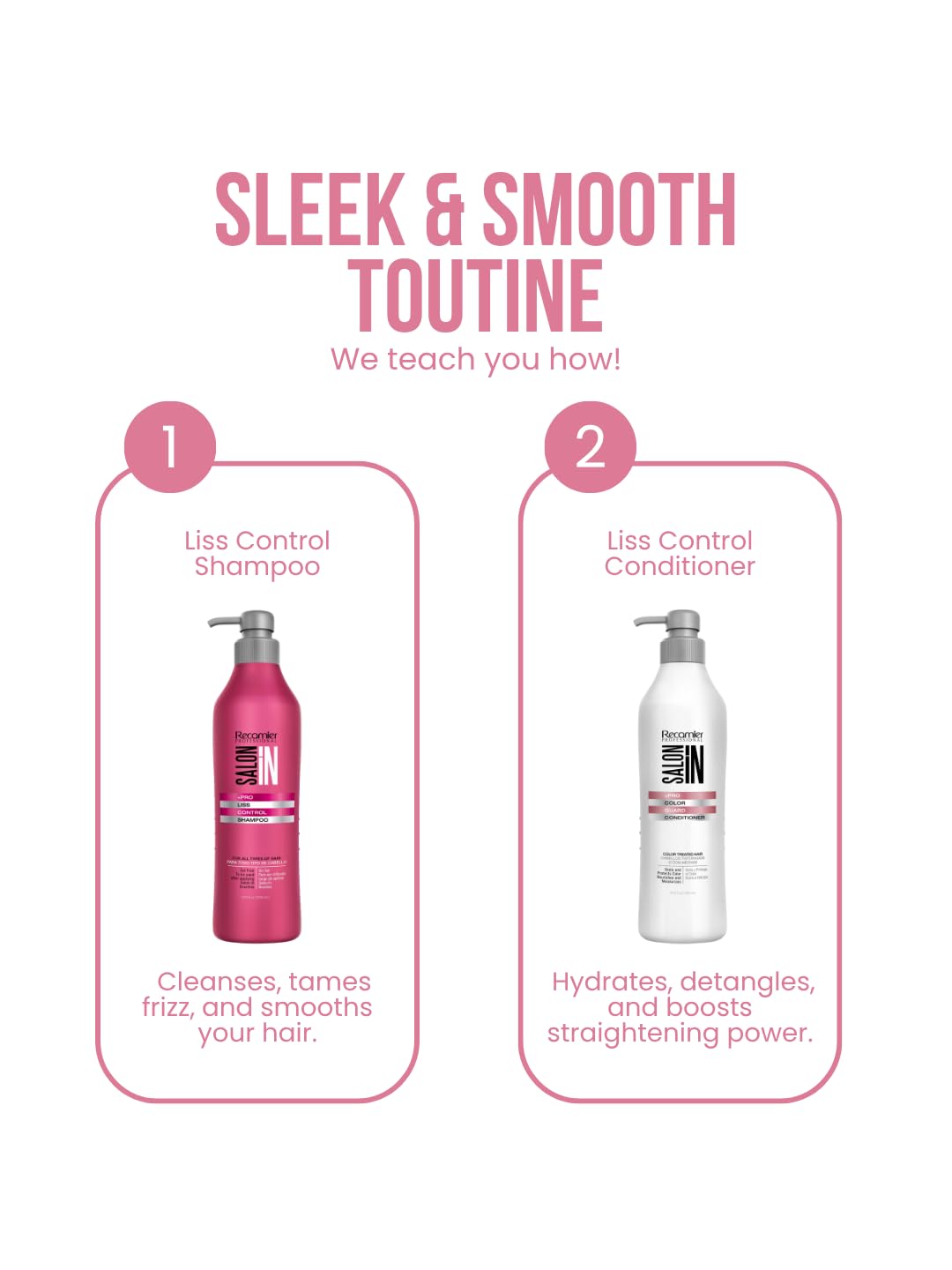 Salon In: usage quotidien pour cheveux faciles à démêler et contrôlés.
