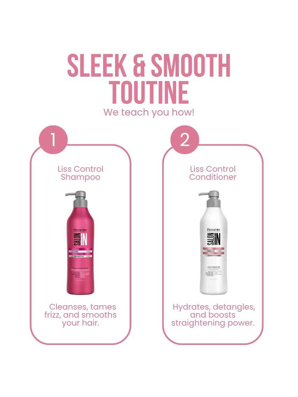 Salon In: usage quotidien pour cheveux faciles à démêler et contrôlés.