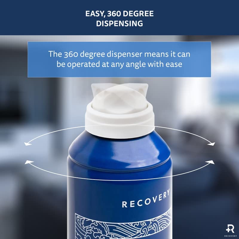 Recovery Aftercare canette aluminium recyclable à 99,5%, emballage durable.