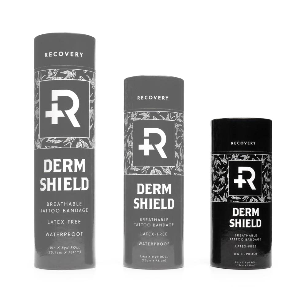 Derm Shield Recovery Aftercare sans latex, solution sûre pour les peaux sensibles.