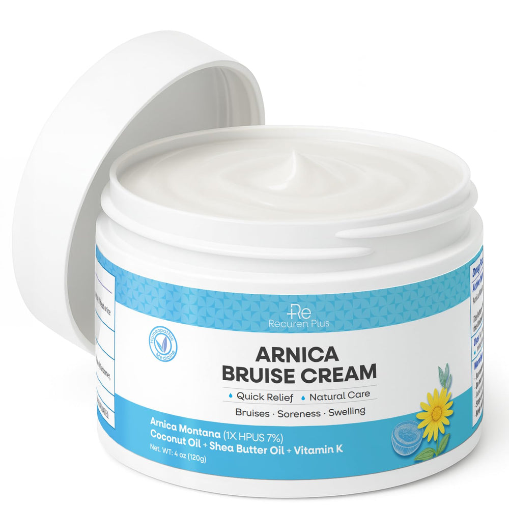 Flacon Crème Arnica Recuren Plus pour ecchymoses mineures et enflures