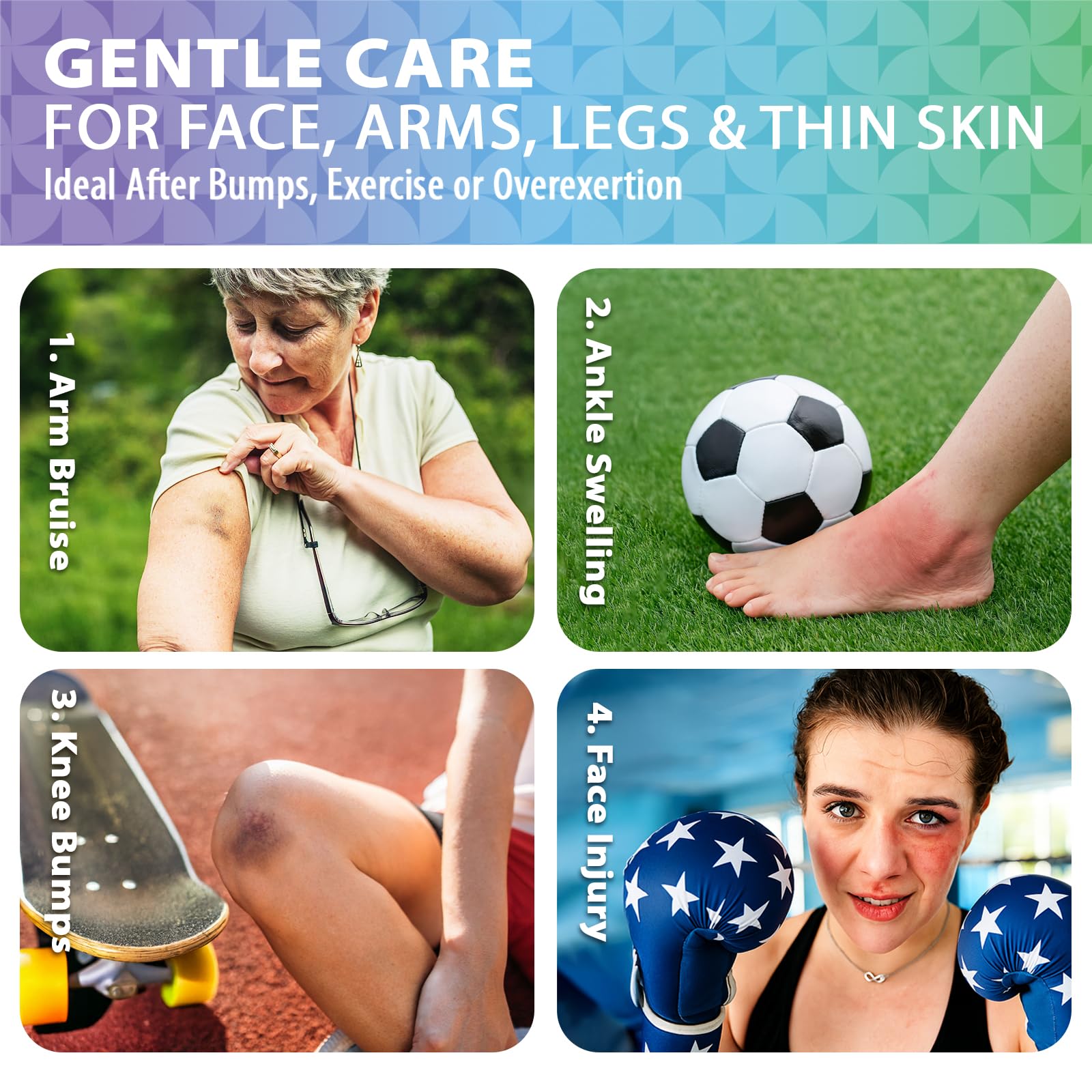 Texture non grasse Crème Arnica Recuren Plus, sensation agréable après application