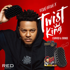 Red by Kiss Bow Wow X Twist King: brosse-twist-durable idéale pour sessions répétées