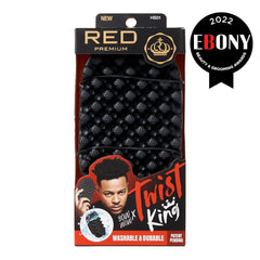 Brosse durable et lavable Red by Kiss BowWow Twist King, hygiénique et facile à entretenir.