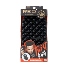 Brosse ergonomique Red by Kiss BowWow Twist King pour un coiffage précis et confortable.
