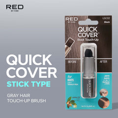 RED by Kiss brosse-applicatrice noir compacte, application précise sans effort.