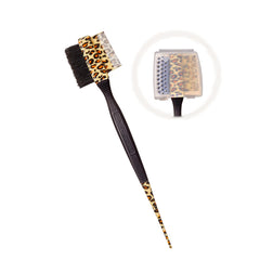 Brosse edge 3-en-1 Red by Kiss en bois pur, lisse les tempes.