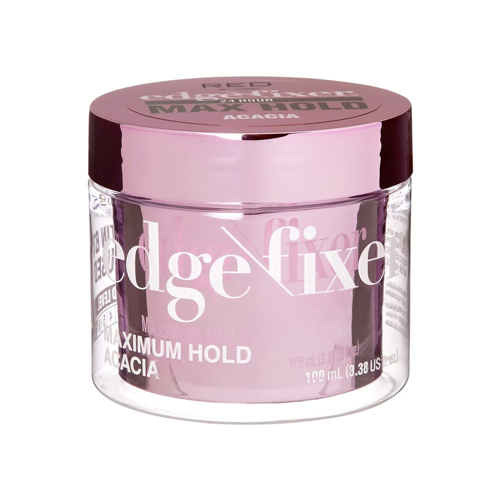 Fixateur de contours Red by Kiss, bouteille visible, tenue 24h nette et durable.