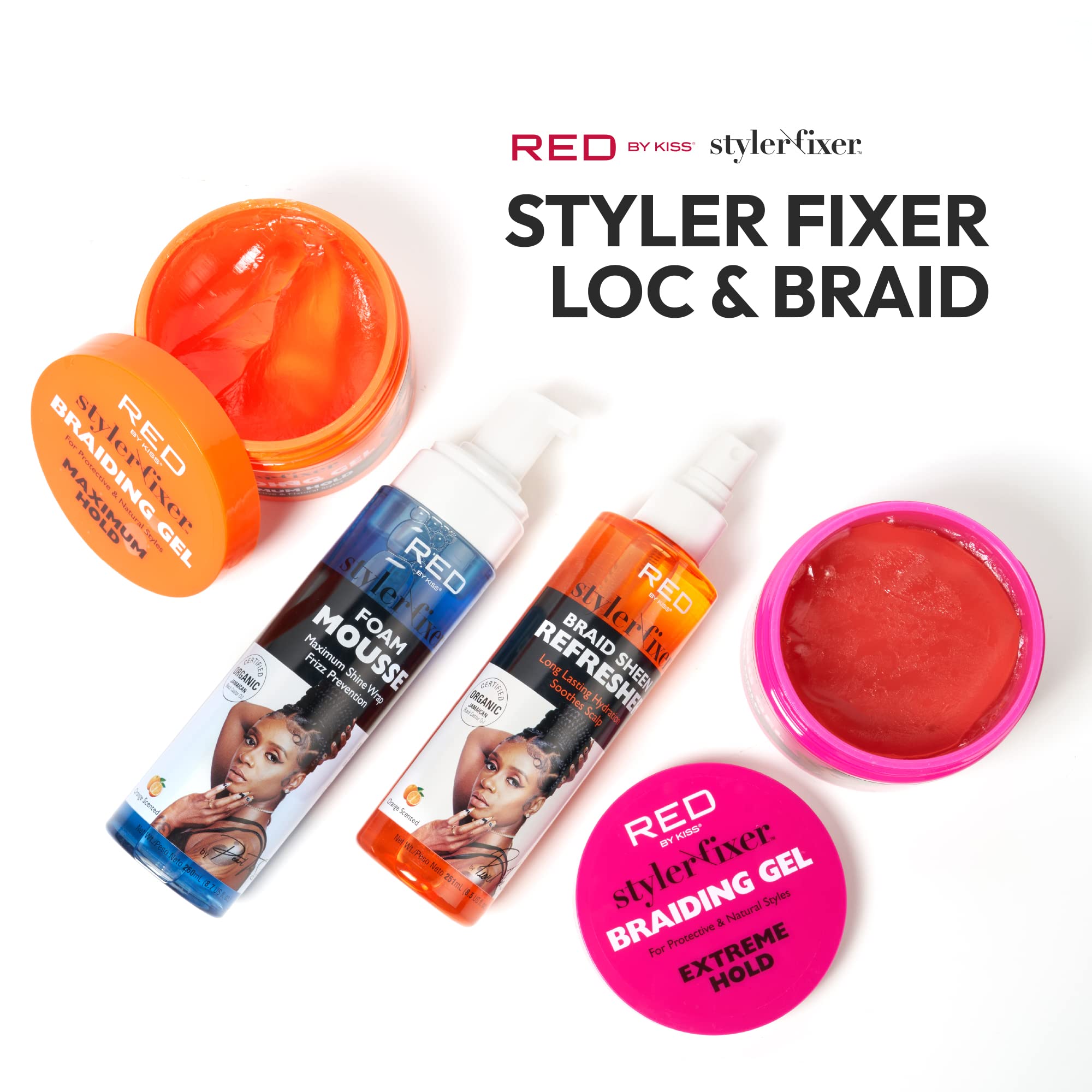 Red by Kiss gel coiffant – stockage pratique et usage quotidien sans effort.
