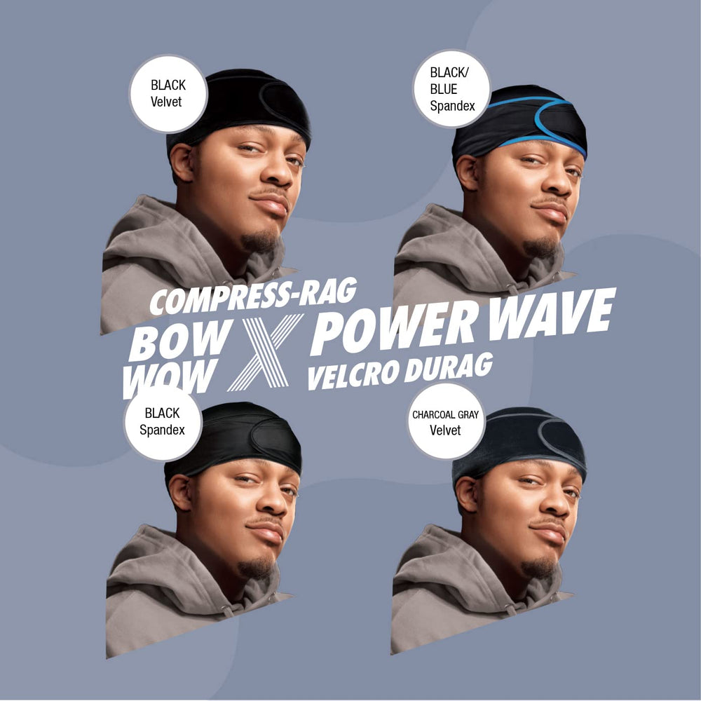 Red by Kiss Bow Wow Power Wave Durag – aspect moderne, parfait pour locs et ondes.