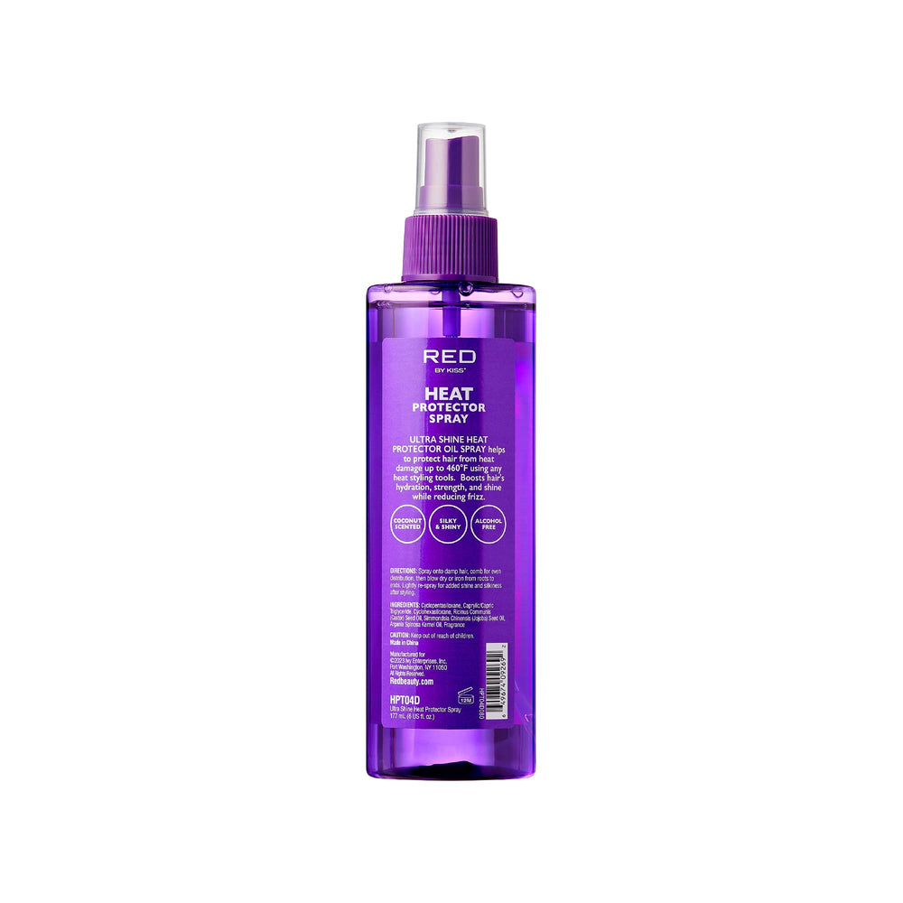 Red by Kiss, aérosol: hydratation renforcée et anti-frisottis sans alourdir les cheveux.