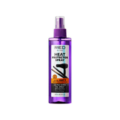 Red by Kiss, bouteille: protection thermique jusqu’à 460°F et brillance naturelle.