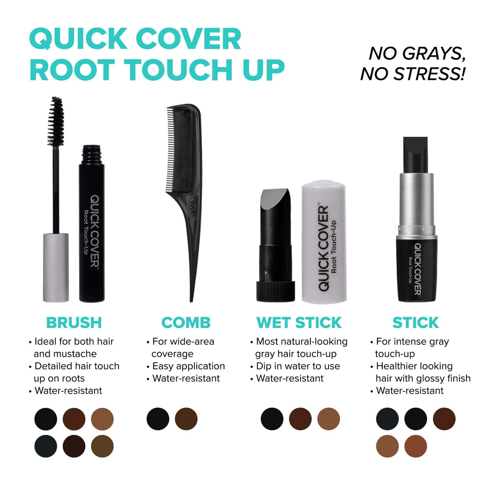 RED by Kiss Quick Cover Root Touch format compact et portable pour retouches en déplacement
