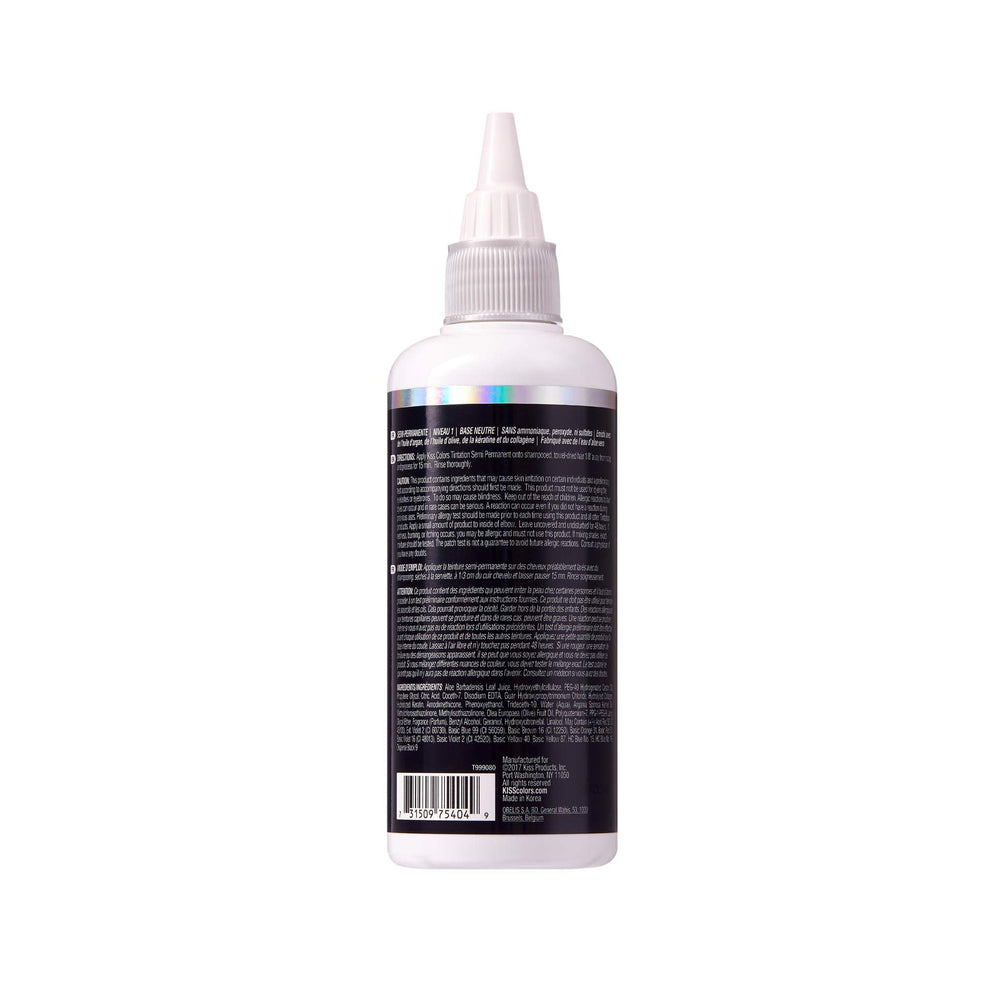Red by Kiss Tintation – échantillon-teinte jet-noir pour tester une couleur riche.
