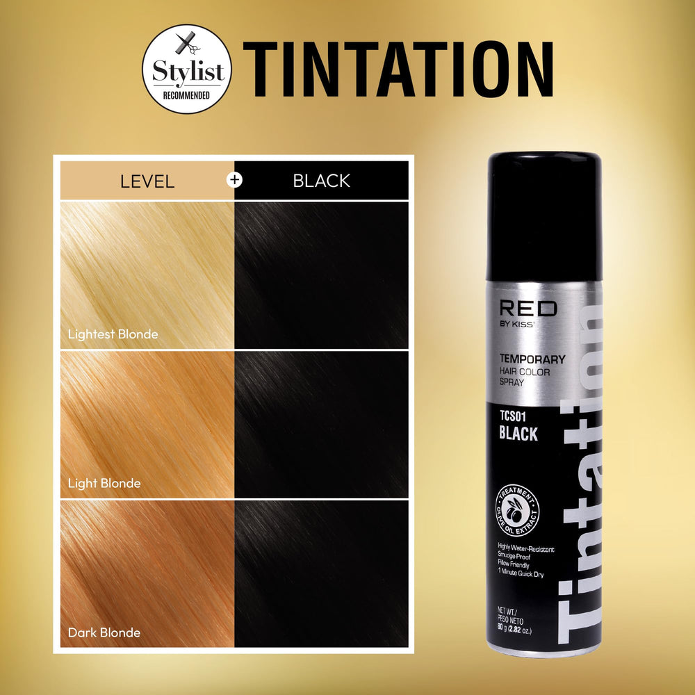 Red by Kiss Tintation Spray couverture résistante à l'eau sans transfert