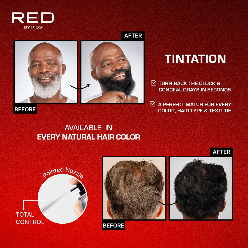 Red by Kiss Tintation Spray – fini naturel qui se mélange facilement.