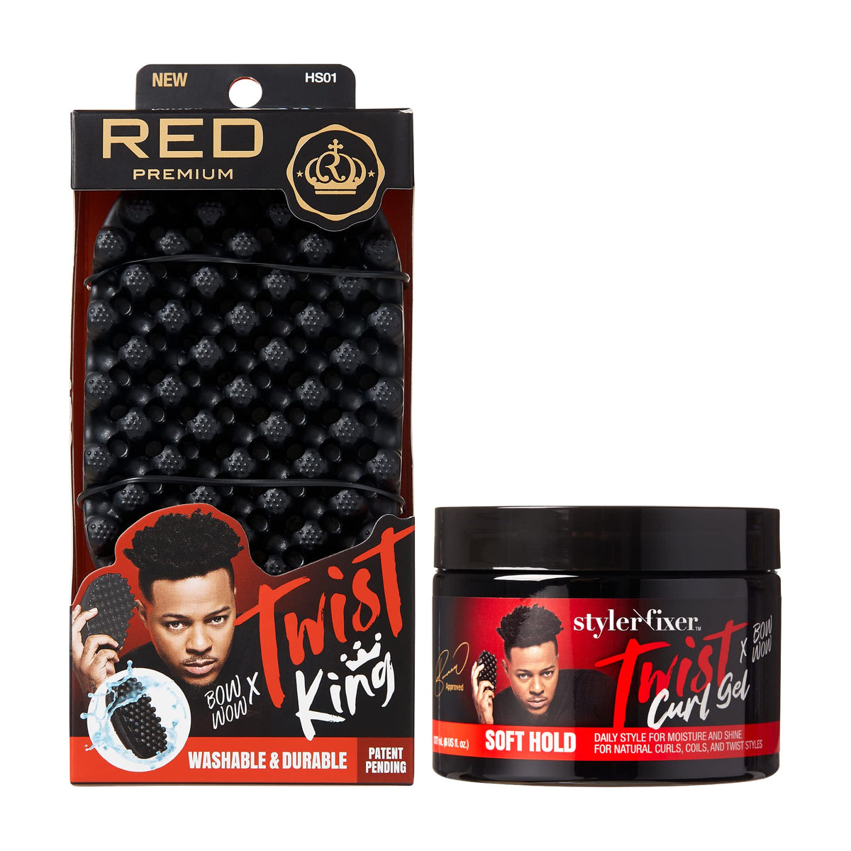 Red by Kiss Twist King : brosse durable pour des styles qui tiennent.