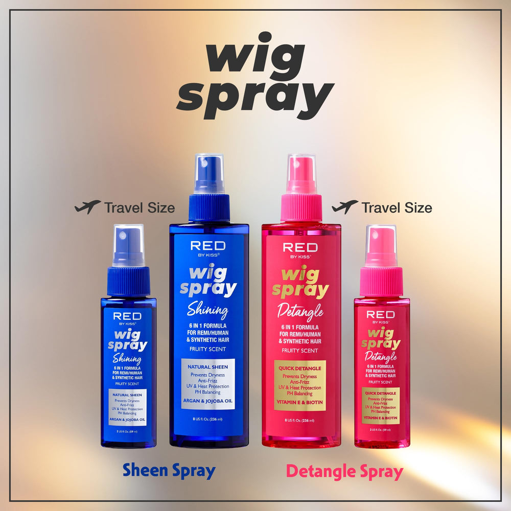 Red by Kiss Wig Spray : parfum longue durée pour une sensation agréable