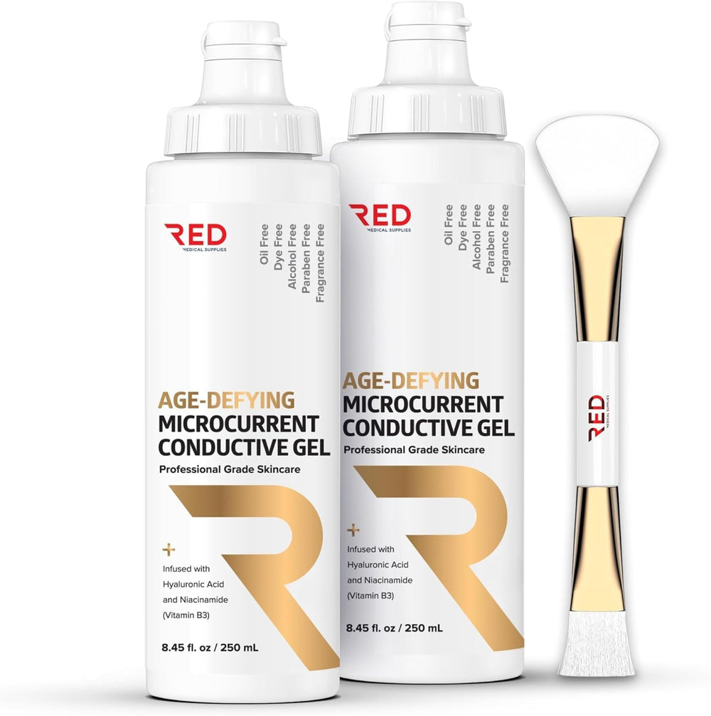 RED Medical Supplies gel conducteur anti-âge avec hyaluronique, pour microcourant doux