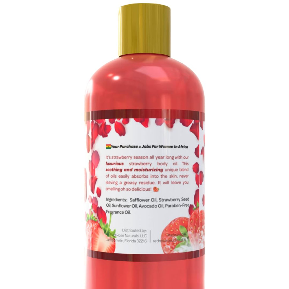 Red Rose Naturals – fragrance fraise longue durée, expérience sensorielle.